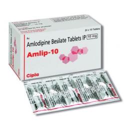 Amlip 10 mg  - Amlodipine - Cipla, India