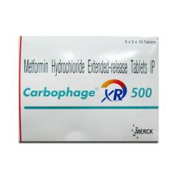 Carbophage XR 500 mg  - Metformin - Merck