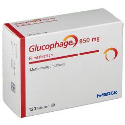 Glucophage 850mg - Metformin - Merck Serono