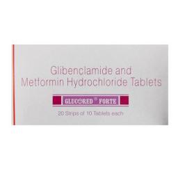 Glucored Forte - Glibenclamide - Sun Pharma, India