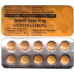 Snovitra Strong 40 mg  - Vardenafil - Dharam Distributors