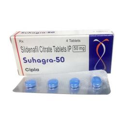 Suhagra 50 mg  - Sildenafil Citrate - Cipla, India