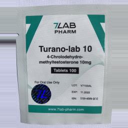 Turano-Lab 10 - 4-Chlorodehydromethyltestosterone - 7Lab Pharma, Switzerland